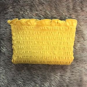 mustard tube top